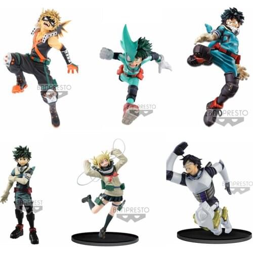 2020 new Original Banpresto My Hero Academia All Might Midoriya Izuku Bakugou Katsuki Todoroki Shouto PVC Action Figure
