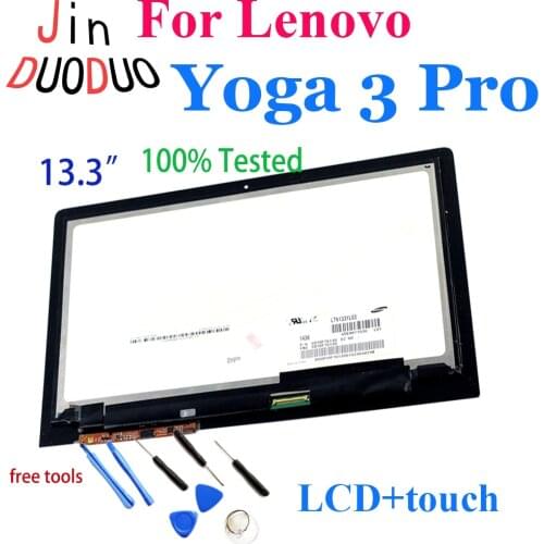 100% Tested For Lenovo Yoga 3 Pro LCD Display Touch Screen Assembly Replacement 1920x1080 1366x768