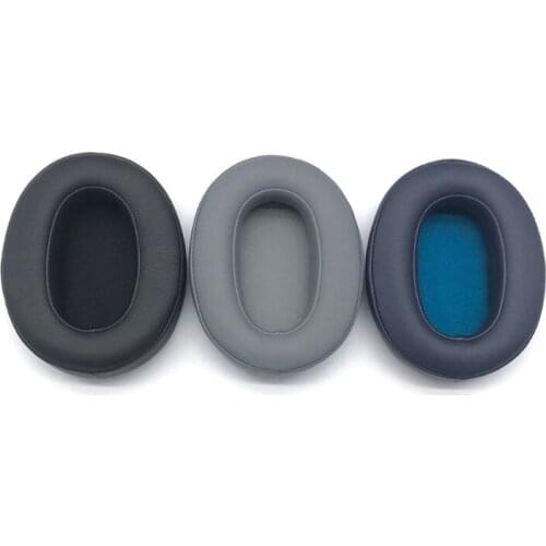 594A Leather Ear Cushion Sponge Cover Earpads Compatible with So-ny WH-XB900N Headset Spare Parts Soft to Wear Memory Foam