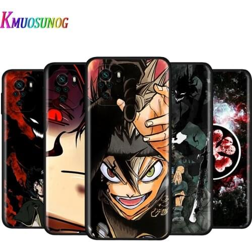 Silicone Cover Anime Black Clover For Xiaomi Redmi Note 10 10S 9T 9S 9 8T 8 7 7S 6 5A 5 4 4X 5G Pro Max Phone Case