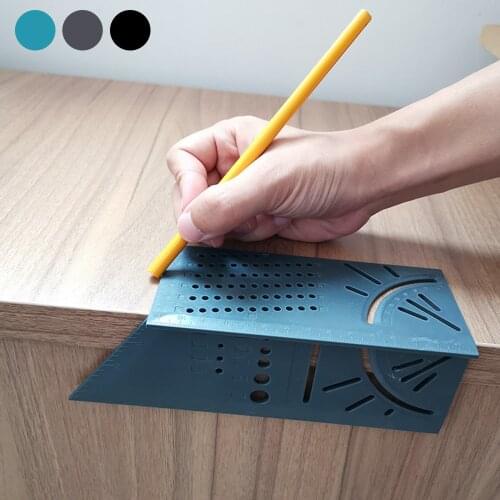 Woodworking Mitre Angle Measuring Square Size Measure Tool With Gauge Ruler Tools Plastic Precision Measuring Tool Angle Ruler