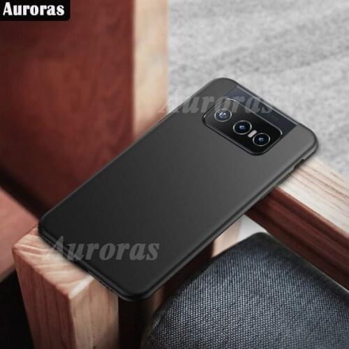 Auroras For Zenfone 8 Flip Case Full Protection Soft Silicone Matte Cover For ASUS Zenfone 7 Phone Case Funda Cover