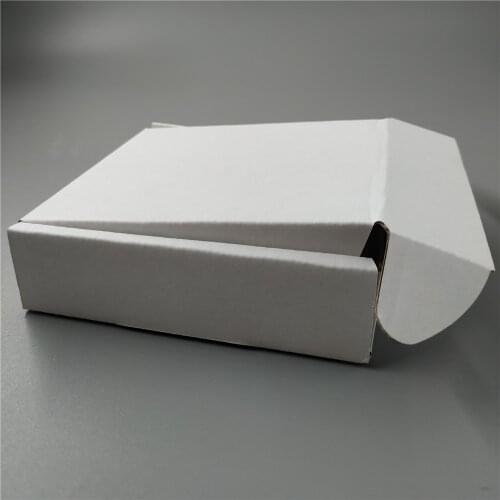 10*10*4cm 50pcs white thick cardboard Gift Jewelry cosmetics express delivery shipping Package Mailing Box white corrugated boxe