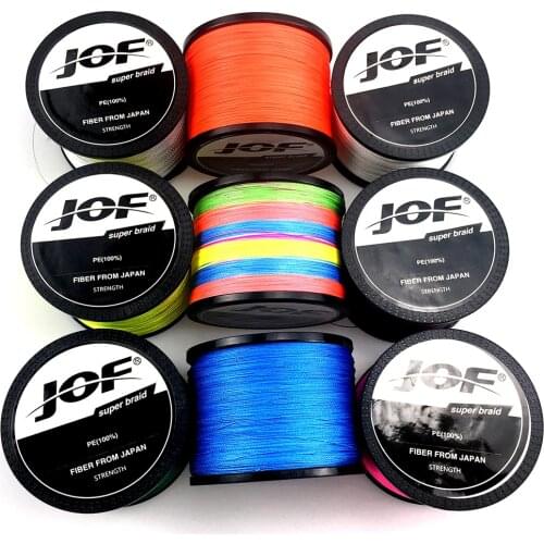 JOF Fishing Line PE Line 8 Strands 100 Meters Floating Semi-sinking Saltwater Freshwater