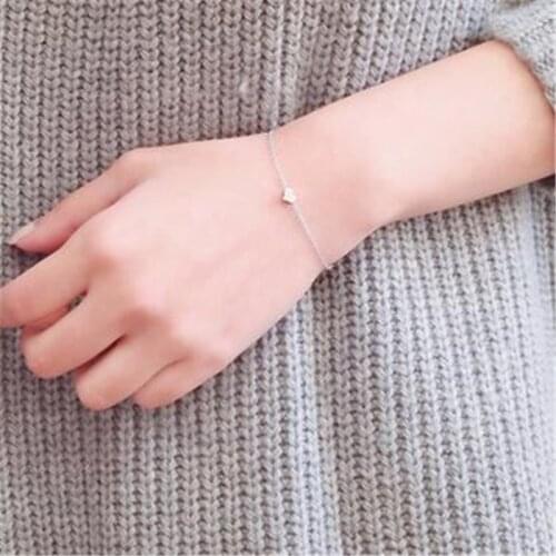 New design lady peach heart bracelet anklet fashion bracelet ladies gift Women friendship bracelets bracelets bangles