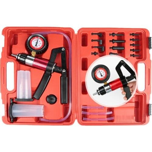 Brand New Hand Held DIY Brake Fluid Bleeder Tools Vacuum Pistol Pump Tester Kit Body Pressure Vacuum Fluid Reservoir Oil Tester
