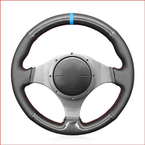 PU Carbon Fiber Steering Wheel Cover for Mitsubishi Lancer Evolution 8 VIII Lancer Evolution 9 IX Accessories