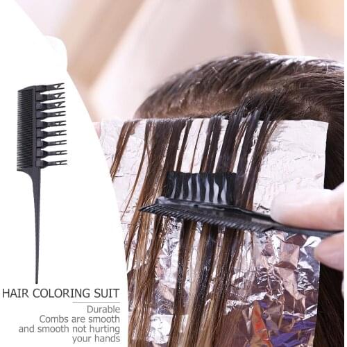 Profession Salon Hair Dye Hairdressing Comb Removable Comb Coloring Brush Dye Paper Hairdressing Set Hair Care Tools