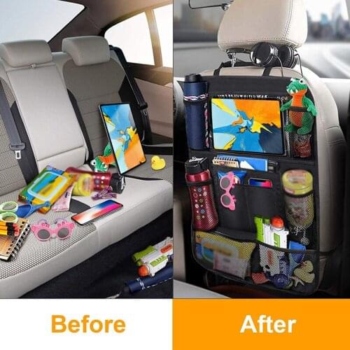 Premium Car Seat Back Bag Universal Multi-function For IPad Car Hanging Bag Phone Pouch Hanging Organizer Storage Holder