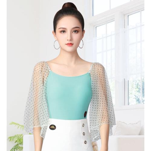 Excellent Quality Latin Dance leatord Female Sexy Performance Dancing top Ballroom Cha Cha Samba Practice Dance Clothes