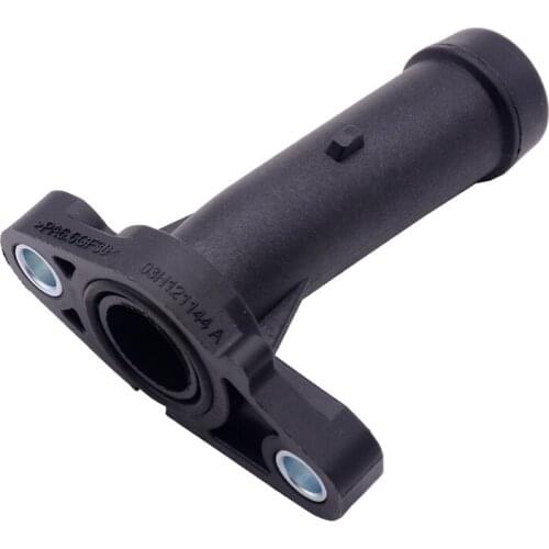 03H121145A Auto Engine Coolant Inlet Flange Water Pump Fitting Accessory With Sealing Ring For Audi Q7 2007 2008 2009 2010