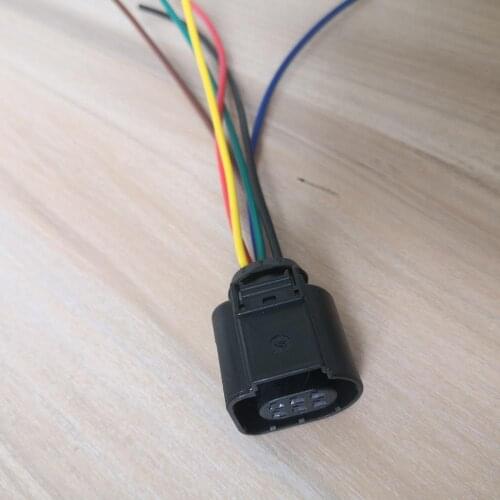 1pcs/lot 6 Pin Auto Waterproof LSU 4.9 Wide Band Oxygen Sensor Connector 1928404669 Throttle Plug 4H0973713 With Wire Harness