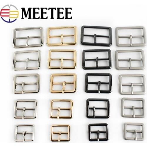 10pcs 20-50mm Metal Pin Buckles Bag Strap Webbing Adjust Hook Decoration Clasp DIY Belt Buckle Garment Accessories YK414