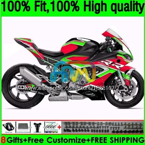 100%Fit Injection For NEW S1000 RR S1000RR 19 Red green 20 21 153BS.43 S1000-RR S 1000 RR S 1000RR 2019 2020 2021 OEM Fairing