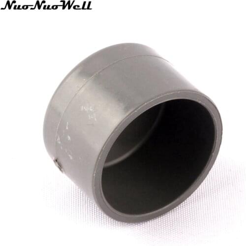 2pcs NuoNuoWell Plastic PVC 40mm Hose End Connector for Garden Micro Drip Irrigation Watering System Fittings Pipe Adapter