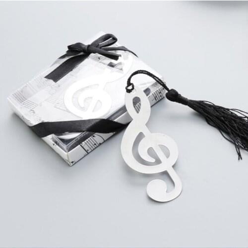 50pcs Music Note Bookmark Wedding Bridal Shower Party Favor Teacher Gift