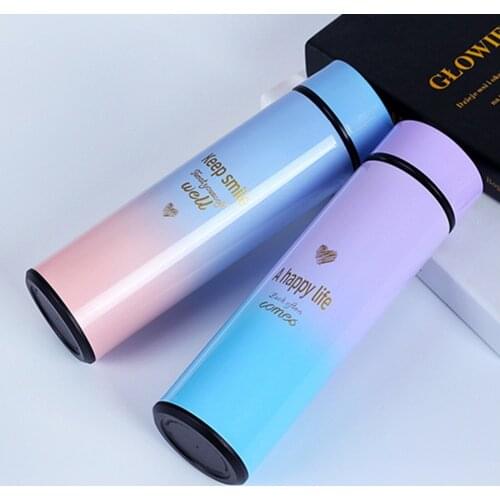 500ML Vacuum Stainless Steel Thermos Intelligent Temperature Display Water Bottle Travel Sport Home Water Bottle Coffee Milk Cup