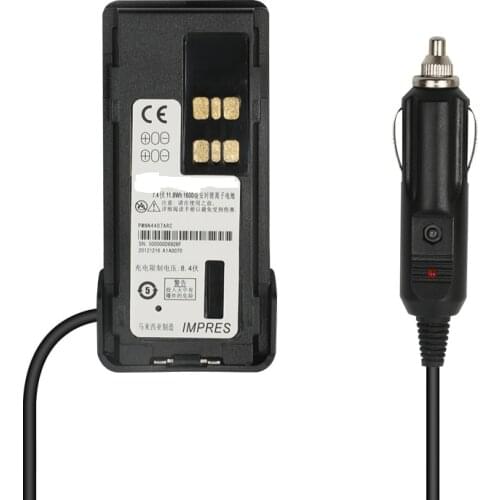 P8668 GP328D P408 Battery Walkie Talkie Cigarette lighter interface 12V TWO Way radio Battery DC voltage PMNN4409 PMNN4544