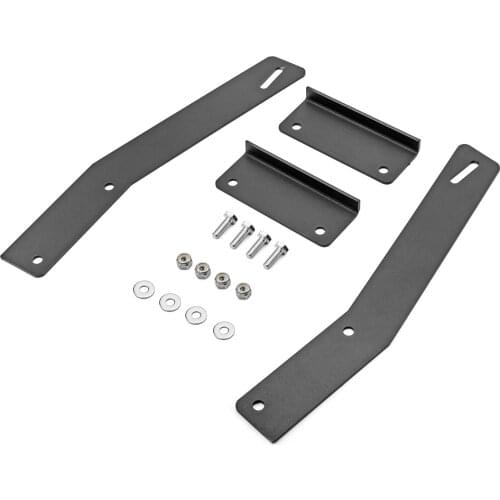 Car Accessories For Jeep Cherokee XJ 1984-2001 Black 52" Curved Straight LED Light Bar Mount Bracket