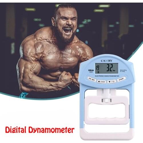 Digital LCD Dynamometer Hand Grip Power Measurement Strength Meter Mucle Developer for Body Building Gym Exercises 90kg/198Ib