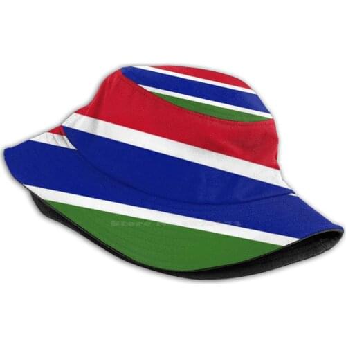 Face Flag Of Gambia Design A Flat Top Breathable Bucket Hats Flag Of Gambia Mascherina Per Il Viso Bandiera Gambia Gambiafahne