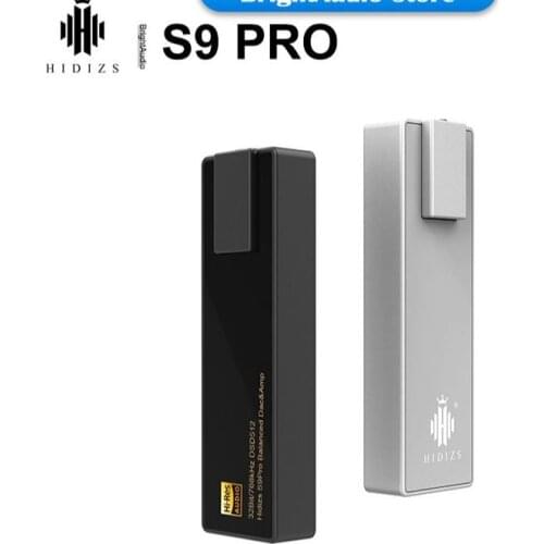 Hidizs S9 PRO ES9038Q2M Balanced Mini USB DAC AMP Headphone Amplifier DSD512 PCM 768kHz 2.5/3.5mm Output 200Mw Decoder S9PRO