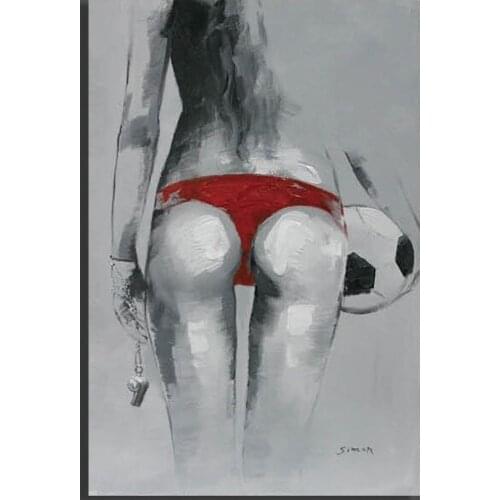 Canvas Modern Wall Pictures Sexy Grils Cheerleaders Football Girls Frameless Oil Painting Art Pictures Modern Abstract Painting