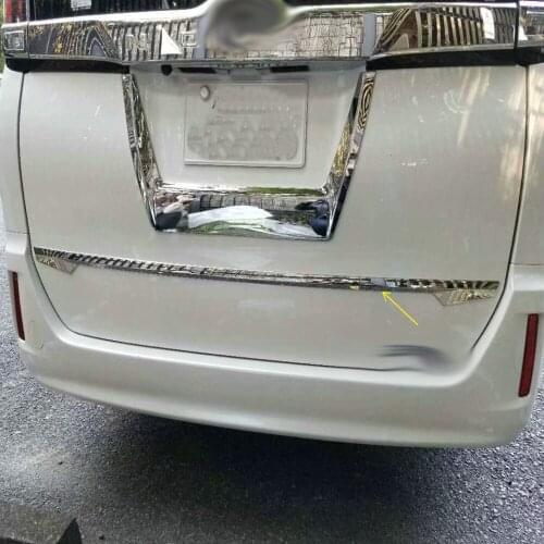 For Toyota Voxy 80 Series R80 2018 2019 2020 ABS Chrome Rear Trunk Lid Cover Trim Car Accessories Tailgate Boot Protection Strip