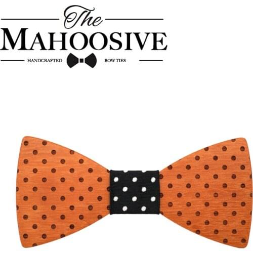 MAHOOSIVE Wood floral tie corbata calavera for children boy bowtie kids cravate enfant gravata papillon men accessories Women