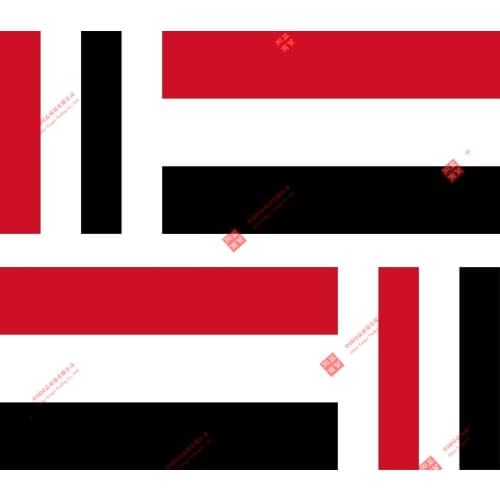 Set of Creative 4x Sticker Vinyl Car Bumper Decal Outdoor Car Moto World Flag Yemen Racing Helme Tlaptop Stickers