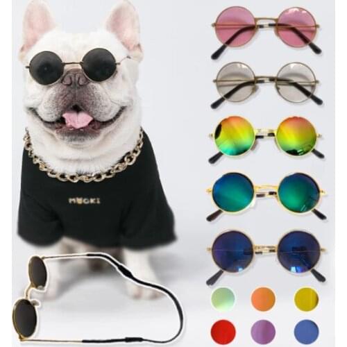 Pet Glasses Cats And Dogs Sunglasses Products Decorations Lenses Gadgets Goods Glasses Lanyard Pet Accessories