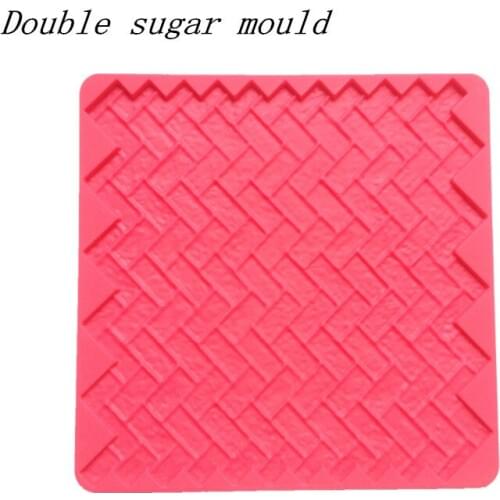 Wholesale Silicone mold N005 Brick shape embossing mold Decoration fondant cake mold DIY tools