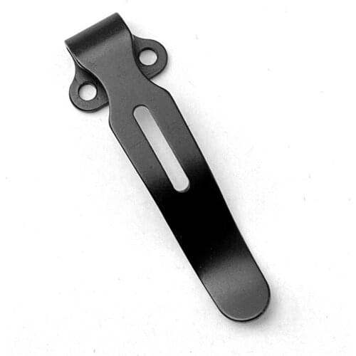 Portable Stainless Steel Pocket Knife Clips DIY Folding Cutter Back Waist Clamp For 535 Blade Accessories