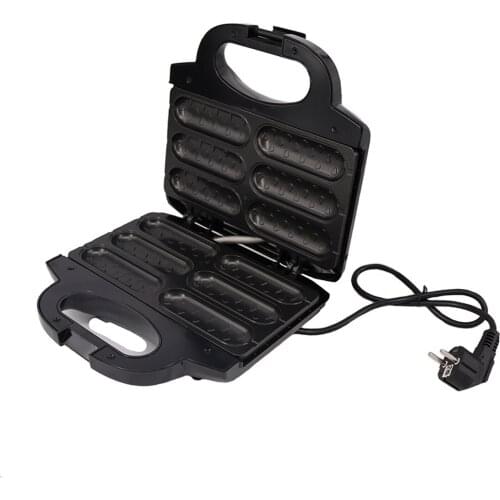 Hot Dog Presser Maker Home Corn Dog Sausage Muffin Cooker Machine 220‑ 240V EU Plug Multifunction Kitchen Appliance