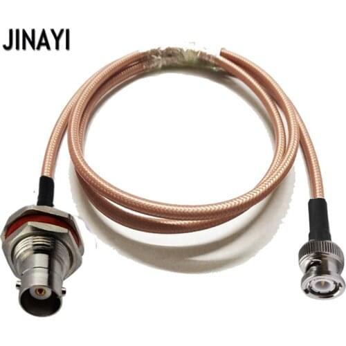 RG142 Low Loss Cable BNC Male to BNC Female O-ring RF Crimp Coax Pigtail Connector Cable 10/15/20/30/50CM 1/2/3/5/10M