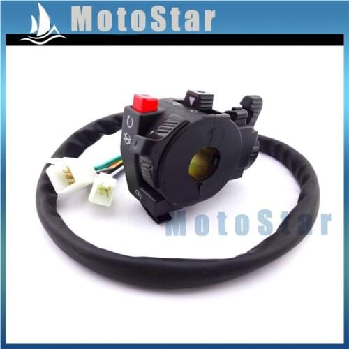 Handle Control Switch With Choke Lever 13 Wire 5 Function For ATV Quad 4 Taotao Sunl Roketa Kazuma 110cc 125cc 150cc 200cc 250cc