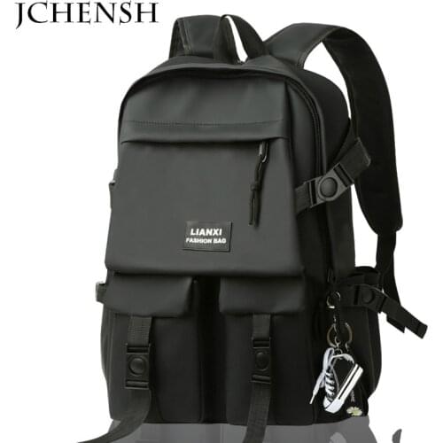 JCHENSJ Mens 15.6“ Laptop Backpack Large Capacity Travel Male School Backpacks Waterproof Oxford Laptop Backpack For Men