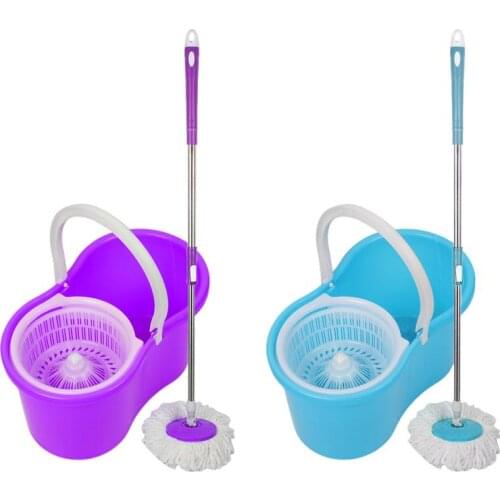 2021 Cleaning Mops Hand Pressing Spin Mops Broom Bucket Home Kitchen Floor Cleaner Removable With Bucket Household Tools HWC