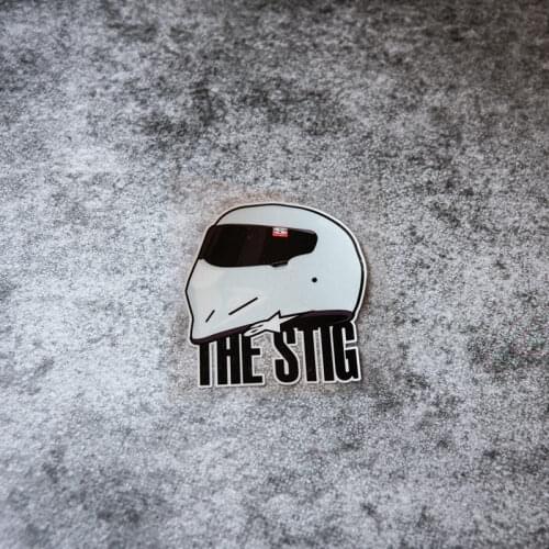 NO.041 The STIG Cartoon Reflective Stickers Car Reflective Sticker Decals Moto Sticker