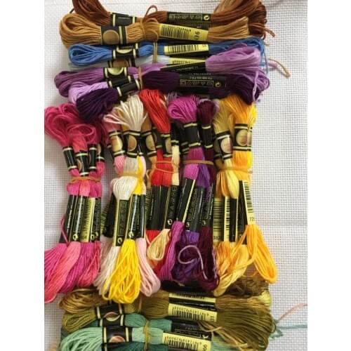 TOP CXC 5PCS cross stitch threads / cross stitch embroidery thread / Custom threads colors 5PCS