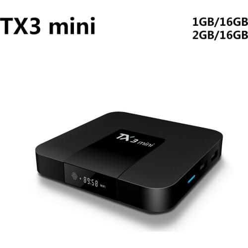 TX3 Mini Smart TV Box Amlogic S905W 1.5GHz 2.4GHz WiFi Android 7.1 1GB/2GB ram 8gb/16gb rom 10 pcs/lot