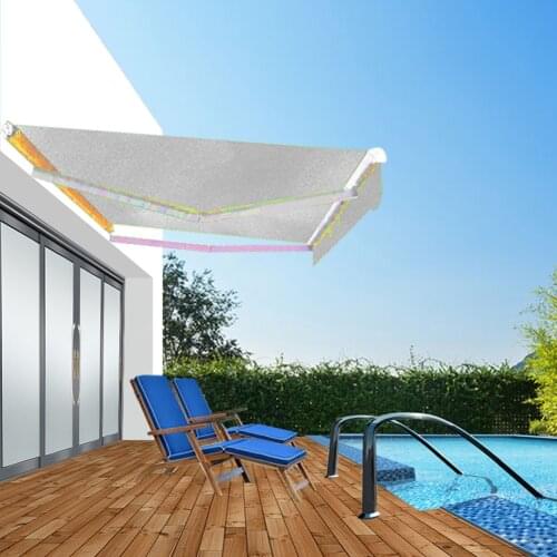 Waterproof Awning Fabric Replacement For Outdoor Courtyard Garden Facility Sunshade Cover 3x1.5/2x1.5m 2020 Summer Sunshade