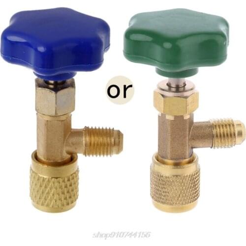1/4 SAE Auto AC Can Tap Valve Bottle Opener For R22 R134a R410A Gas Refrigerant J17 21 Dropship