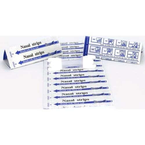 100pcs/lot Anti Snoring Nasal Strips Stop Snoring Better Breath Clear Nose Dilators Good Sleeping Health care Right Stop Snoring