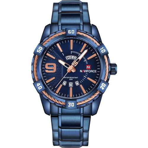 2021NAVIFORCE Fashion Luxury Watches for Men Military Sport Waterproof Man Watch Date Male Clock Wristwatch Relogio Masculino