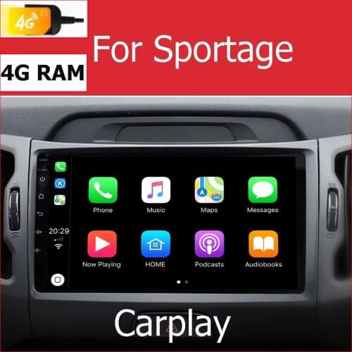 Eight Core/Car Multimedia Player For KIA Sportage R 2008-2018 with Android 10.0 WiFi Gps Bluetooth Radio RDS Headunit