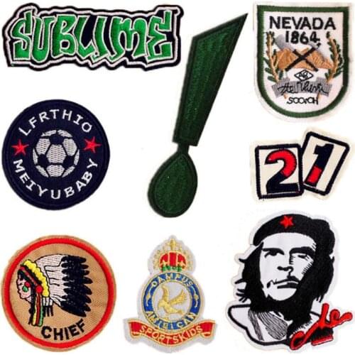 Free Shipping Che Guevara Patches for Clothing Iron Patch Stickers for Clothes