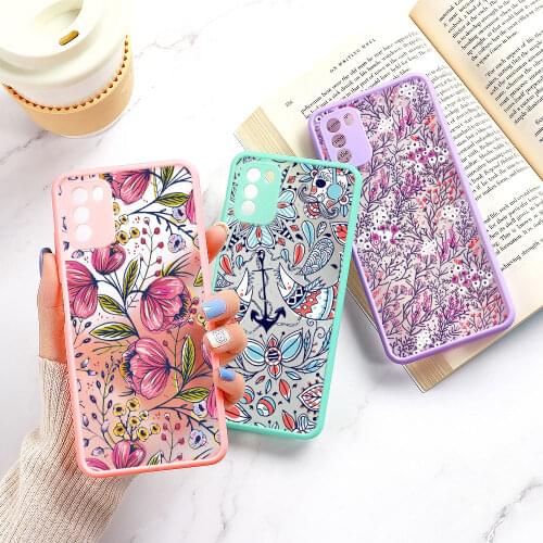 A12 Case Matte Painted for Samsung S21 Plus Case Hard PC Cover For Samsung Galaxy A32 A52 A72 A21S A 52 S20 FE S21 Ultra Fundas