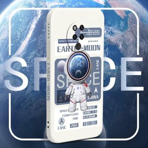 Traveling Astronaut Phone Case For Huawei Mate 20 20Pro Pro Lite Liquid Silicone Cover