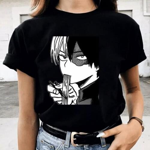 Japanese Anime Shoto Todorok TShirt Deku Aesthetic T-shirts My Hero Academia T-Shirt Boku No Hero Academia Tshirt Bakugou TShirt